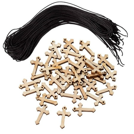 36 Pack Unfinished Wood Cutouts 1.38