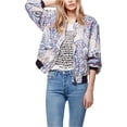 thumbnail image 2 of Free People Womens Daytrip Bomber Jacket, Azul, XS Free People Chaqueta de bombardero, 2 of 2