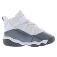 thumbnail image 2 of Nike Jordan 6 Rings Infant/Toddler Shoes Size 5, Color: White/Cool Grey/White, 2 of 5