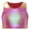 Red, variant on Kids Girls Athletic Shirt Jazz Dance Crop Tops Sequins Dancewear Stage Performance Tank Vest Sky Blue M