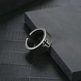 thumbnail image 3 of GKNET Stainless Steel Mens Christian Cross Band Ring Men Women Silver Size 5-14-10, 3 of 6