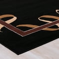 thumbnail image 5 of Allstar Black Woven High Quality Rug. Traditional. Persian. Flower. Western. Design Area Rug (5' 2" x 7' 1"), 5 of 7