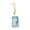 Blue, variant on CaiTeLin Star Glamour ID Badge Holder, Slide Card Case with Lanyard and 3 Inch Photo Protector, Bus Pass Key Card Protector for Office Daily Work Travel Commute Use