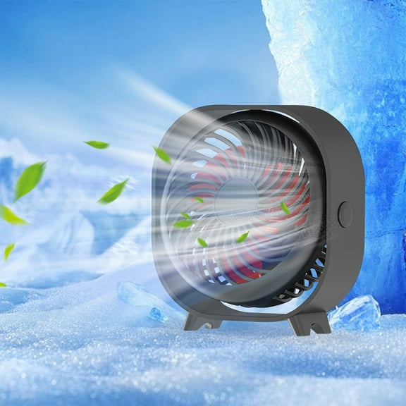 Clearance Sale Mini Fans Rechargeable Desktop Fan Portable Office Student Dormitory Home Mini Silent Fan