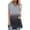 D, variant on SHOPESSA Womens Tops Fashion Gradient Printed Blouse V-neck Short Sleeve Tunic Tops Casual Summer Long Shirts for Women to Wear with Leggings