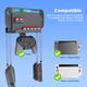 thumbnail image 2 of Soporte metálico de pared para consolas Nintendo Switch 2/OLED/NS: soporte resistente con 7 ranuras para cartuchos de juegos, 4 ganchos y 1 soporte para mandos, 2 of 7