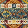 thumbnail image 6 of SAFAVIEH Aspen Tessan Southwestern Wool Runner Rug, Navy/Ivory, 2'3" x 11', 6 of 6