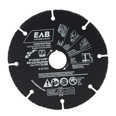 

Exchange-A-Blade 1017292 5 in. Carbide Multi Wheel - Exchangeable