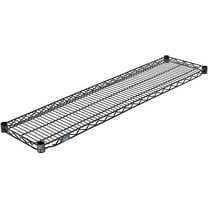 Global Industrial S1248B Nexel Black Epoxy Wire Shelf - 48 x 12 in.