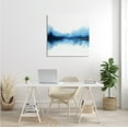 thumbnail image 2 of Stupell Industries Blue Arch Asymmetrical Reflection Abstract Shapes over White Abstract Painting Gallery Wrapped Canvas Print Wall Art, 30 x 30, 2 of 6