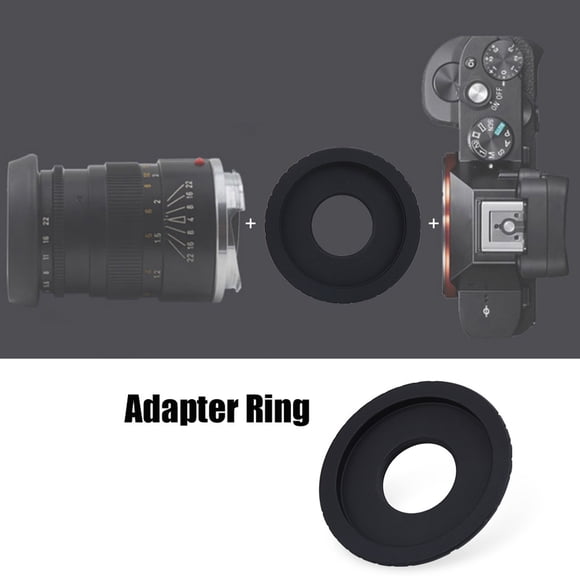 Anillo adaptador de lente con montura c /ef, antioxidante y duradero, enfoce manual para exposicióni infinita, uso para amantes de la fotografía, material de Aleación de