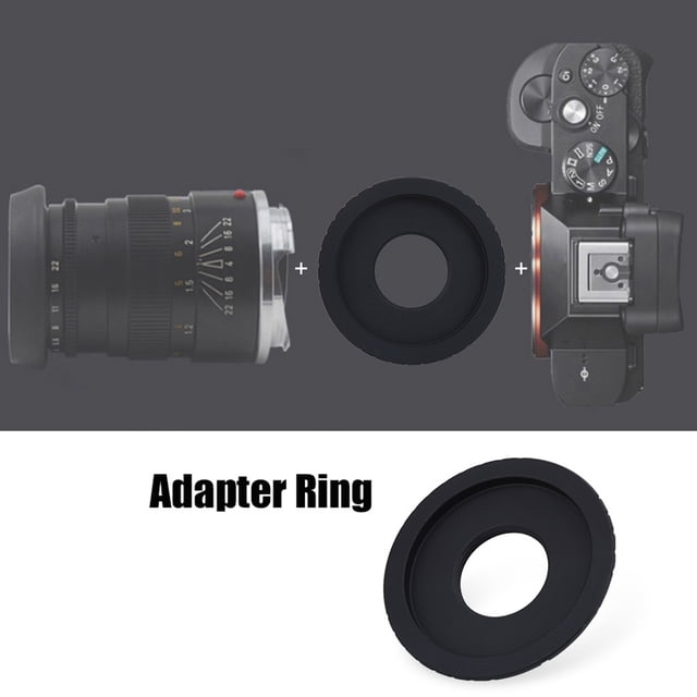 Anillo adaptador de lente con montura c /ef, antioxidante y duradero, enfoce manual para exposicióni infinita, uso para amantes de la fotografía, material de Aleación de