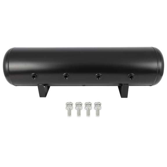 SCITOO 8 Gallon Steel Air Tank 9 Port Air Suspension Train Horn Air Ride Air Bag 200PSI
