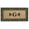 thumbnail image 1 of Nedia Home Vineyard HeavyDuty Coir Monogrammed Doormat, 1 of 4