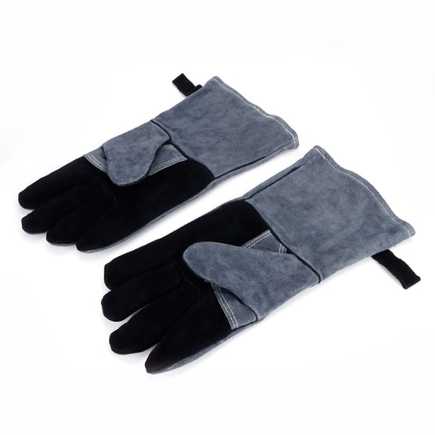 Guantes Resistentes Al Fuego, Guantes De Soldadura De Manga Súper Larga Con Costuras Resistentes Al Calor/fuego, Para Horno De Barbacoa, Microondas, Horno, Guantes, Suministros De ANGGREK Otros