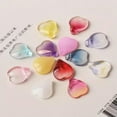 thumbnail image 3 of U8MO 10pcs 15x12mm Petal Crystal Glass Loose Pendants Beads For Jewelry Findings DIY-26# Red, 3 of 8