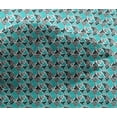 thumbnail image 5 of oneOone Viscose Chiffon Black Fabric Triangle Geometric Sewing Craft Projects Fabric Prints By Yard 42 Inch Wide, 5 of 5