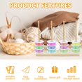 thumbnail image 2 of SUTENGDA 2 Pcs Ribbon Organizer Wood Ribbon Storage Rack Space Saving Spool Holder Organizer Practical Ribbon Holder for Sewing Craft Mesh Thread Tape Wreath Crochet Florist Wrapping, 2 of 11