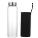 thumbnail image 1 of Botella de agua de vidrio de 1000 ml de alto borosilicato con funda de neopreno, tapa a prueba de fugas, reutilizable, ecológica, 1 of 5
