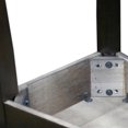 thumbnail image 4 of Leick Furniture Table Inclinable en Bois à Coin, Fini Chêne Chocolat, 4 of 6
