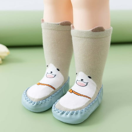 

Hunpta Toddler Shoes Infant Toddler Shoes Soft Sole Toddler Shoes Cartoon Print Breathable Non Slip Socks Socks Shoes