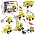 thumbnail image 4 of LXYFH 50% Off Clearance Building & Construction Toys Under $10 7 in 1 STEM Toys Erector Set for Boys Age 812 Learning Engineering Kids Building Model Kits Metal Construction Toys for Kids, 4 of 8