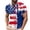 ZA-Multicolor 4th of july tshirts men, variant on Jessboyy Patriotic Shirts for Men Short Sleeve Collared Shirt Independence Day 4th of July Tshirts American Flag Graphic Tees Summer Holiday Multicolor,L