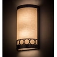 thumbnail image 2 of Meyda Tiffany 181532 Cilindro Circulo 2 Light 14" Tall Wall Sconce - Satin Clear, 2 of 2