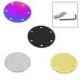 thumbnail image 3 of MYG Universal Aluminum 6 Hole Steering Wheel Horn Button Delete Plate Cover, 3 of 6