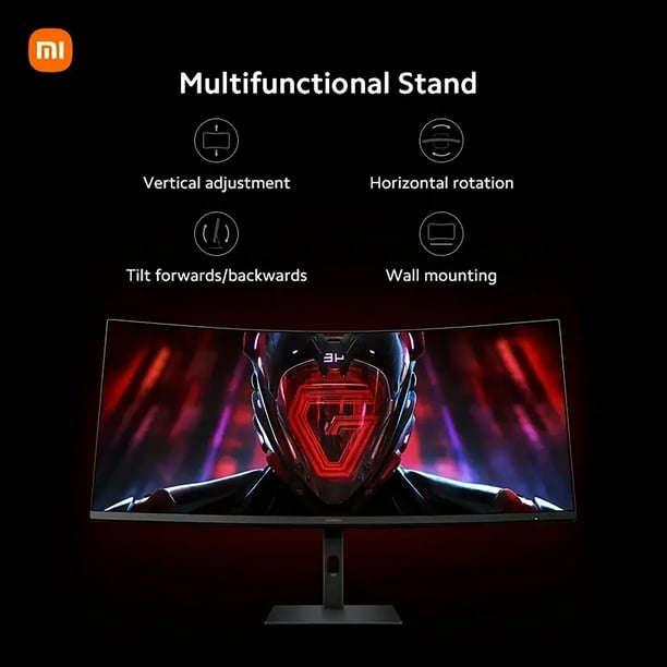 xiaomi 144hz 3440×1440 4ms モニター Xiaomi、4万円を切る34型の湾曲ウルトラワイドゲーミングモニター