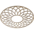 thumbnail image 2 of 40"OD x 13 5/8"ID x 1/4"T Cannes Wood Fretwork Pierced Ceiling Medallion, Birch, 2 of 3