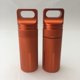 thumbnail image 5 of Pastillero portátil de 3 piezas impermeable JAMW EDC pastillero hermético llavero negro naranja verde militar, 5 of 5