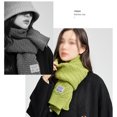 thumbnail image 5 of Bufanda cálida de otoño e invierno, bufanda cálida de cuello de invierno de color puro, 5 of 5