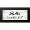 thumbnail image 2 of Murray, Amanda 14x8 Black Modern Framed Museum Art Print Titled - Hello Darlin, 2 of 5