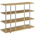 thumbnail image 4 of Pemberly Row 47" 4 Tier XL TV Stand in Off-white Light Oak, 4 of 4
