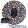 thumbnail image 4 of Disketp Wildflowers Small Mouse Pad 7.9x7.9 Inches,Washable Round Mousepad for Office Laptop Computer,Non-Slip Rubber Base Mouse Pads for Wireless Mouse, 4 of 8