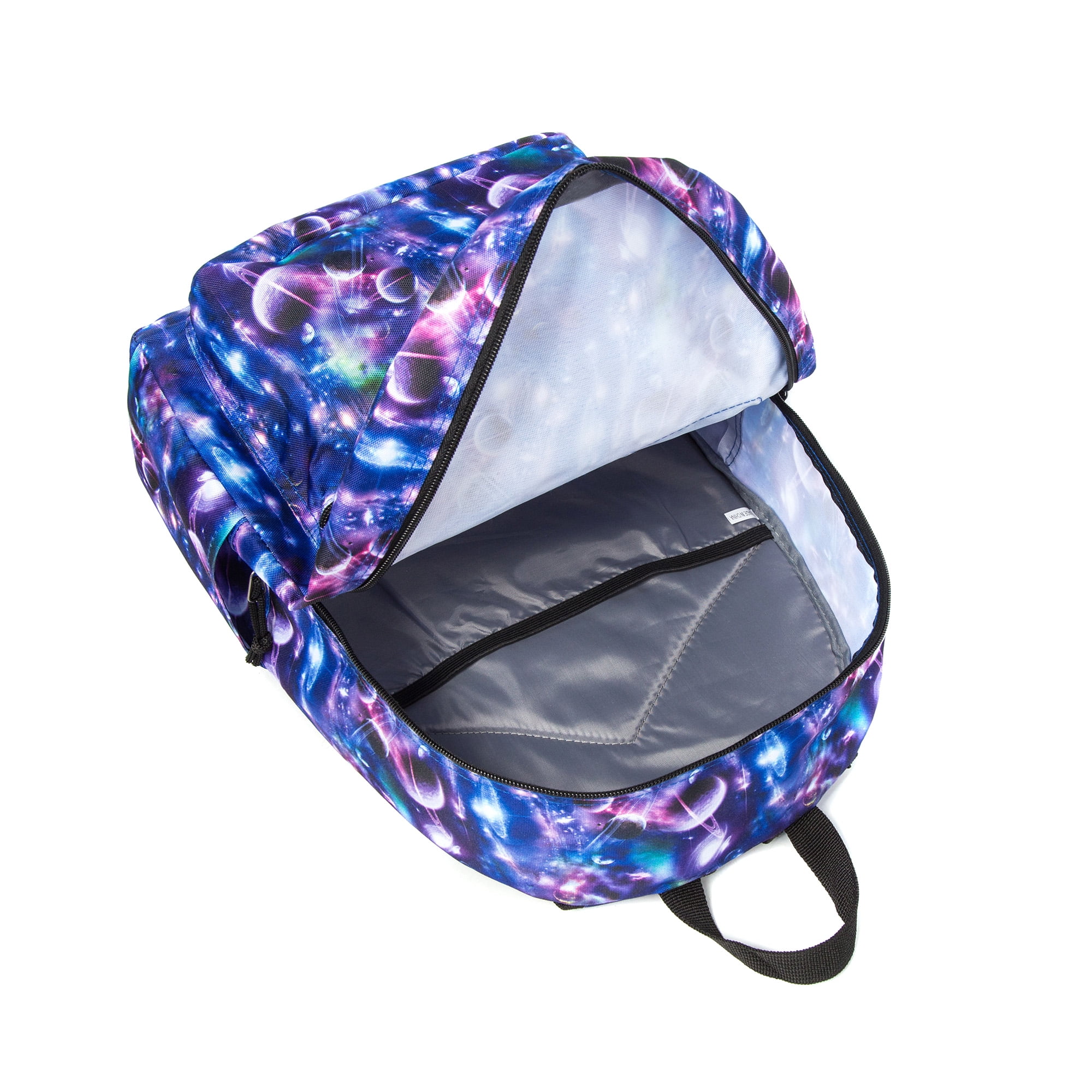 K-Cliffs Unisex  18" Galaxy Printed Backpack Simple Pattern Bookbag Classic Travel Daypack for Laptop and Tablet, 25 Pieces, 100% Polyester