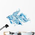 thumbnail image 1 of Tropical Fish Wall Decal by Wallmonkeys Peel and Stick Graphic (48 in W x 34 in H) WM244041, 1 of 4