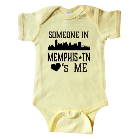 

Inktastic Memphis Tennessee Someone Loves Me Skyline Gift Baby Boy or Baby Girl Bodysuit