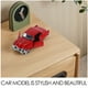 thumbnail image 2 of 1 pieza de coche clásico estático de aleación, modelo de coche, decoración creativa de escritorio para el hogar., 2 of 7