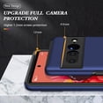 thumbnail image 2 of KOMI for Google Pixel 7 Pro Case with 360 Degrees Metal Ring Hard PC Silicone Shockproof Hard PC Case for Google Pixel 7 Pro Blue, 2 of 5
