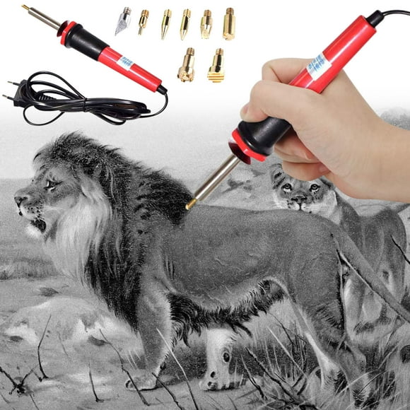 Dvkptbk Electric Soldering Pen Pen Pyrography Tool Soldering Iron Wood Burning Station Pen Tools