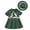 Green, variant on FYMNSI Jungle Safari Wild One Outfits for Baby Girl Short Sleeve A-line Pleated Dress with Hat Baby Girl Clothes 0-6 Months