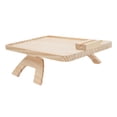 thumbnail image 1 of Wooden Sofa Tray, Versatile Usage Couch Arm Tray Portable Design Convenient Use Bambusoideae Safe and Practical Phone Holder  for Breakfast Snack Dessert, 1 of 7