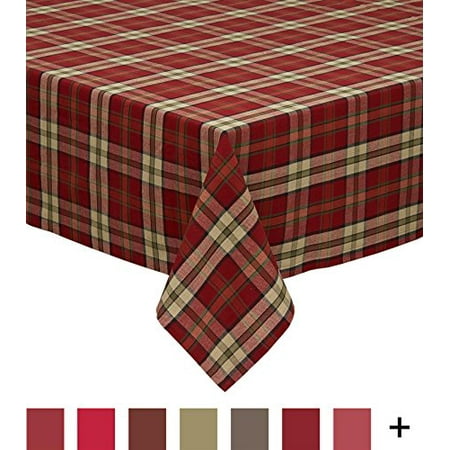 52x52 square cotton picnics dii campfire potlucks tablecloth plaid farmhouse thanksgiving everyday parties dinner fall perfect christmas use dcor