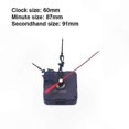 thumbnail image 1 of Replacement Clock Mechanism with Silent Movement for Wall and Electronic Clocks Repair Kits Including Needles, 1 of 5