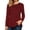 A-Wine, variant on Huachaog Women T-Shirts Striped Printed Crew Neck Short Sleeve Loose Tee Tops