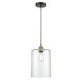 thumbnail image 4 of Innovations Lighting  Cobbleskill - 1 Light 9" Cord Hung Mini Pendant Black Antique Brass/Matte White, 4 of 5