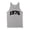 Grey, variant on 1976 College Style Tank Top Unisex Large White