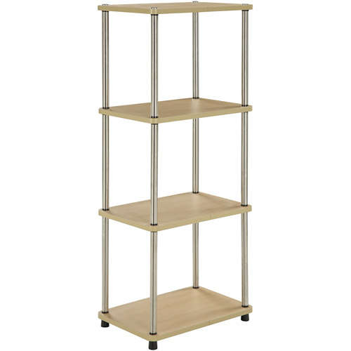 Convenience Concepts Designs2Go Open 4-Shelf Bookcase Tower, Multiple Finishes
